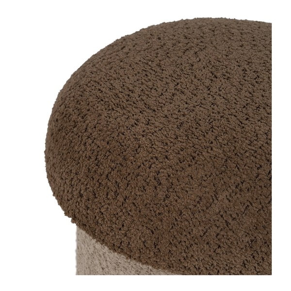 Brūns/bēšs pufs – Ixia-image-2