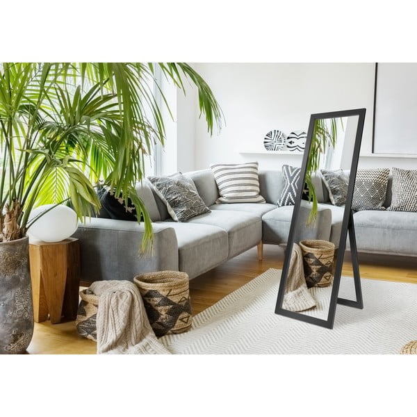 Spogulis melnā rāmī Styler Sicilia, 46 x 146 cm-image-3