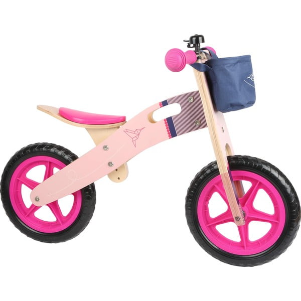 Rozā bērnu līdzsvara velosipēds Legler Hummingbird