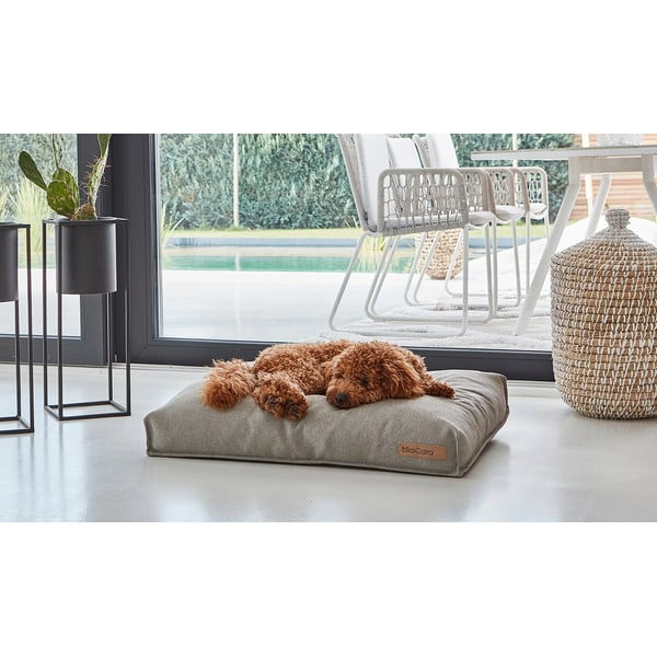 Gaiši pelēks matracis suņiem 90x120 cm Mare Sand L – MiaCara-image-2