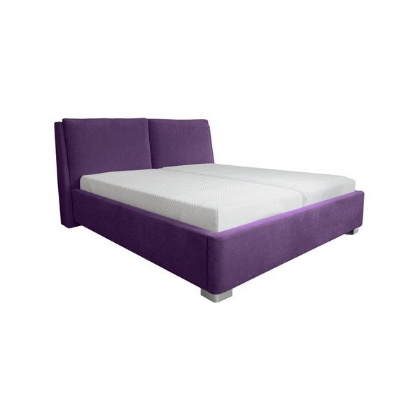 Violeta divguļamā gulta Mazzini Beds Vicky, 180 x 200 cm-image-1