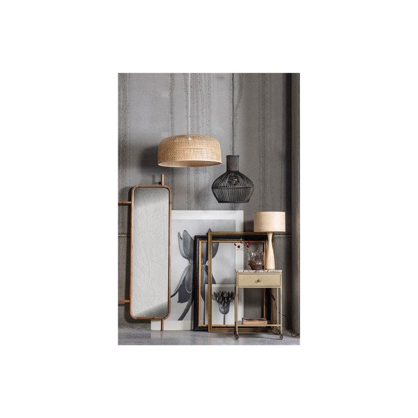 Dabīga toņa galda lampa (augstums 55 cm) Lunar – BePureHome-image-2