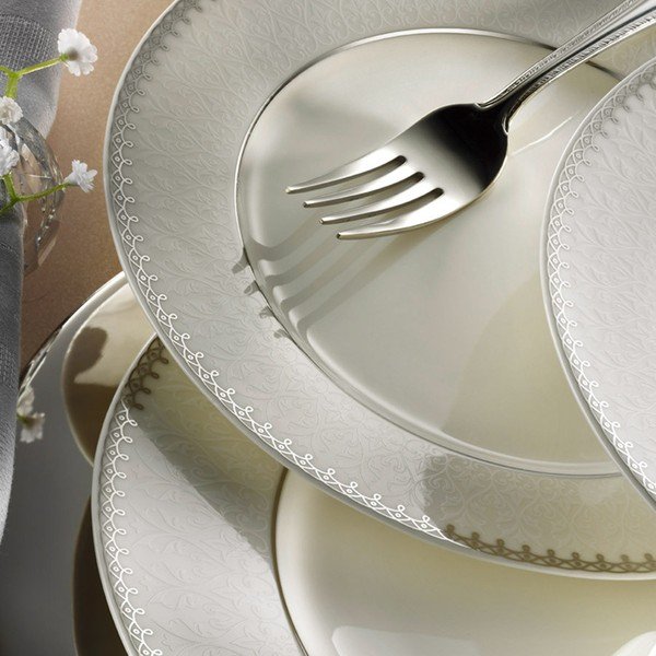 28 gabalu Kutahya Libia porcelāna trauku komplekts-image-1