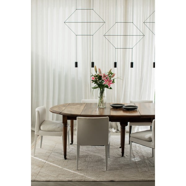 Krēmkrāsas mazgājams/ar rokām darināts kokvilnas paklājs 200x300 cm Bloom Natural – Lorena Canals-image-1