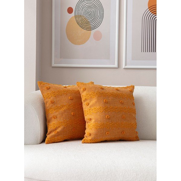 Spilvendrānas (2 gab.) 43x43 cm Tuffet – Mioli Decor-image-3