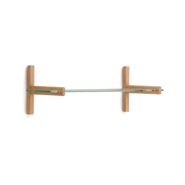 Dabīga toņa stikla modulārā plauktu sistēma 90x28x30,5 cm Sitra – Kave Home-image-2