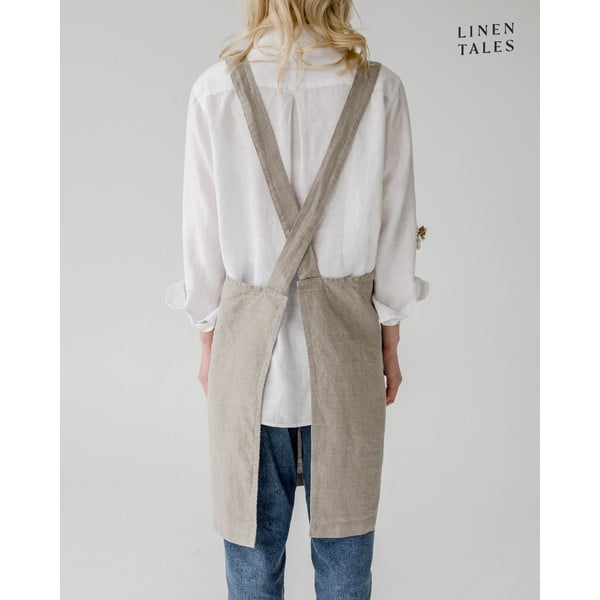 Lina priekšauts Crossback – Linen Tales-image-2