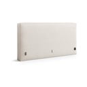 Krēmkrāsas polsterēts gultas galvgalis 189x100 cm Olivia – Micadoni 