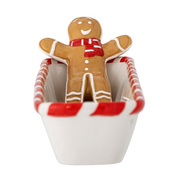 Balta keramikas bļodiņa ar Ziemassvētku motīvu 110 ml Ginnie – Bloomingville-image-4