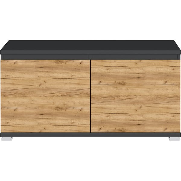 Ozolkoka imitācijas apavu plaukts ar soliņu Lissabon – Germania-image-2