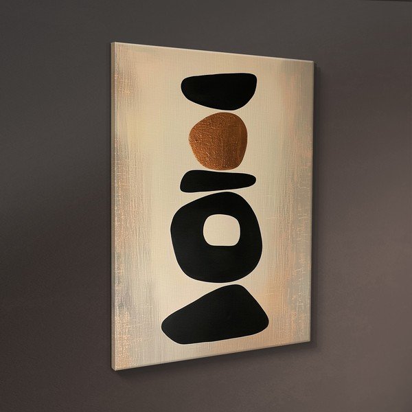 Drukāta glezna uz audekla 70x100 cm Stones – Styler-image-4