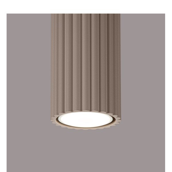 Pelēkbrūna metāla prožektora tipa lampa Gleam – Sollux-image-1