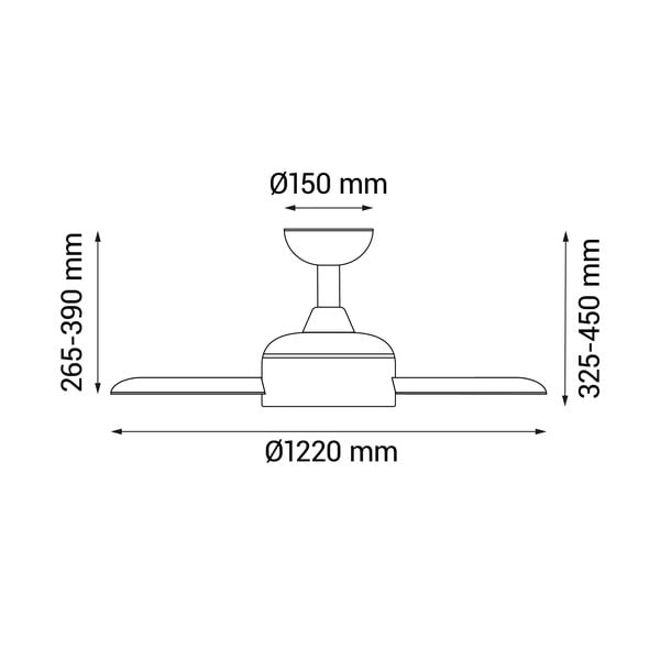 Melna LED griestu lampa ø 15 cm Zarautz – SULION-image-3