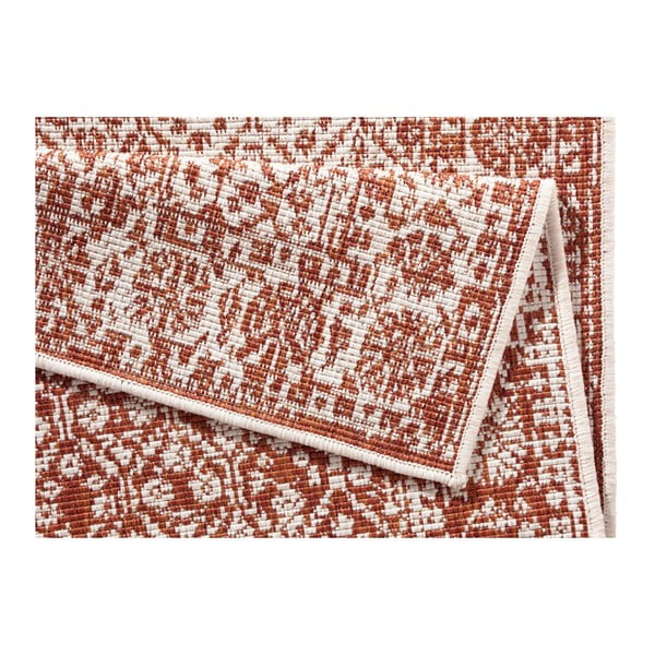Sarkans rakstains divpusējs āra paklājs Bougari Curacao, 80 x 150 cm-image-3