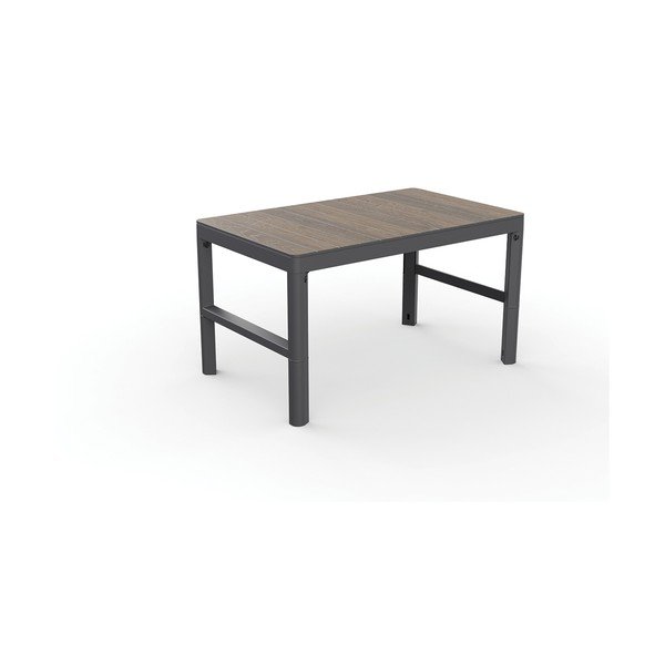 Dārza kafijas galdiņš ar riekstkoka imitāciju 71,5x116 cm Lyon – Keter-image-2