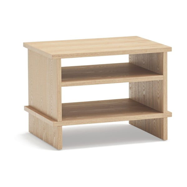 Dabīga toņa naktsskapītis ar ozolkoka imitāciju Inari – Teulat