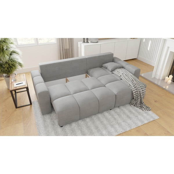 Gaiši pelēks stūra dīvāns (ar maināmu stūri) Luki – Ropez-image-4