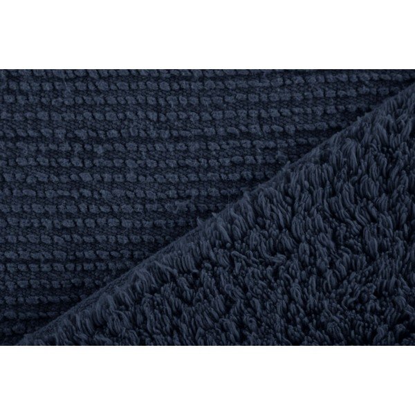 Tumši zils vannas istabas paklājs 50x45 cm Riva – Tiseco Home Studio-image-1