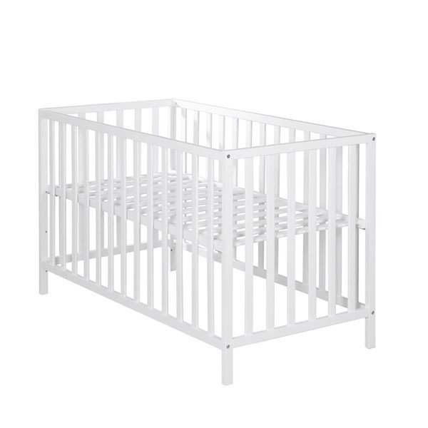 Balta bērnu gultiņa 60x120 cm Cosi – Roba-image-3