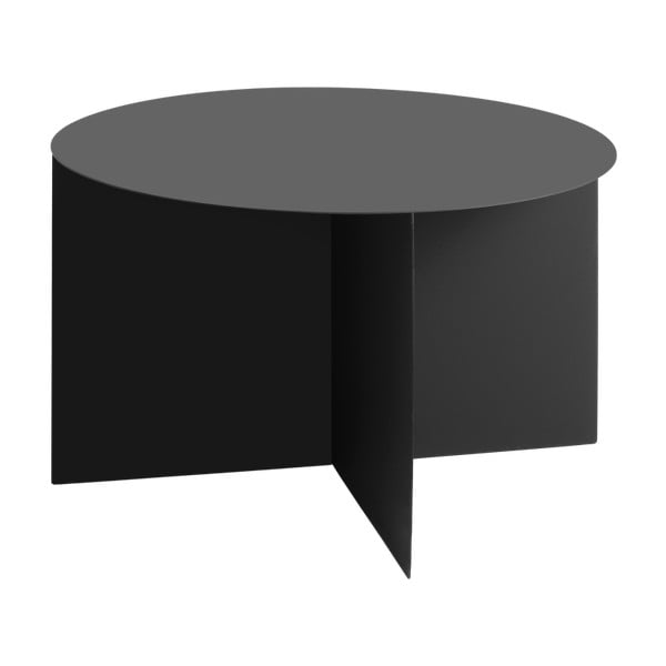 Melns kafijas galdiņš Custom Form Oli, ⌀ 70 cm