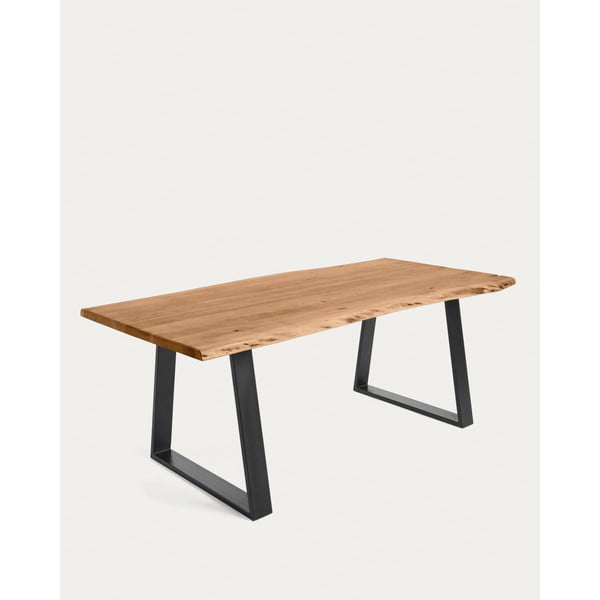 Ēdamgalds ar akācijas koka galda virsmu 100x220 cm Alaia – Kave Home-image-4