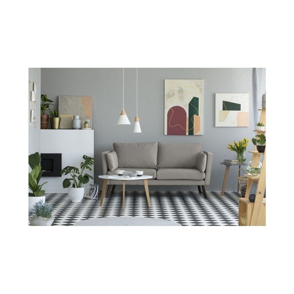 Gaiši pelēks trīsvietīgs dīvāns Mazzini Sofas Elena-image-3