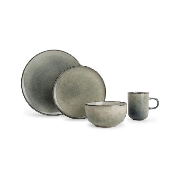 Akmensmasas pusdienu komplekts (16 gab.) 4 personām Meridian – Salt&Pepper-image-4