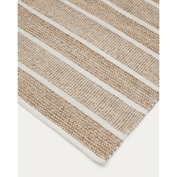 Bēšs āra paklājs no pārstrādātas šķiedras 200x300 cm Desni – Kave Home-image-2