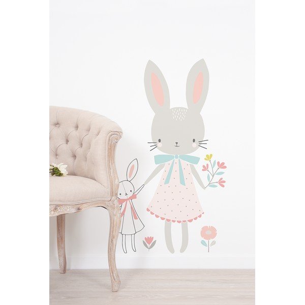Bērnu uzlīme 58x90 cm Little Miss Rabbit – Lilipinso-image-1