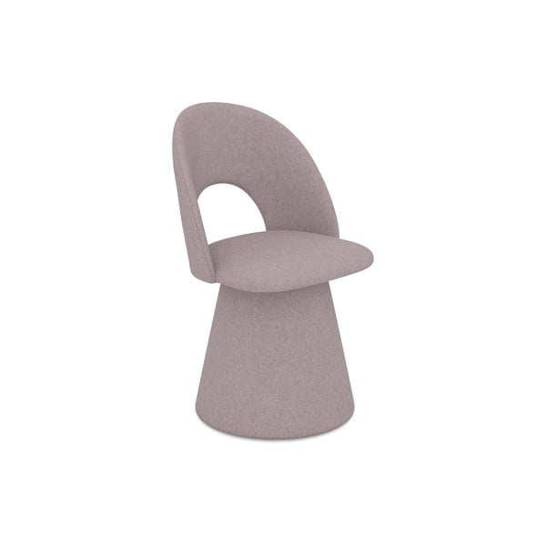 Gaiši violets polsterēts ēdamistabas krēsls Kalo – Makamii