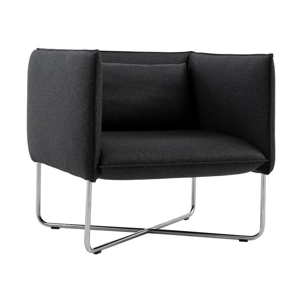 Antracīta pelēks atpūtas krēsls Softline Groove-image-3