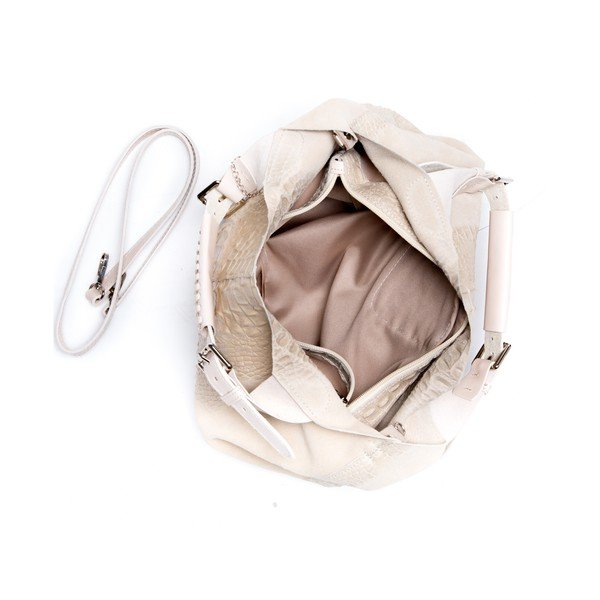 Ādas rokassoma Roberta M. 820 Bēšs-image-3