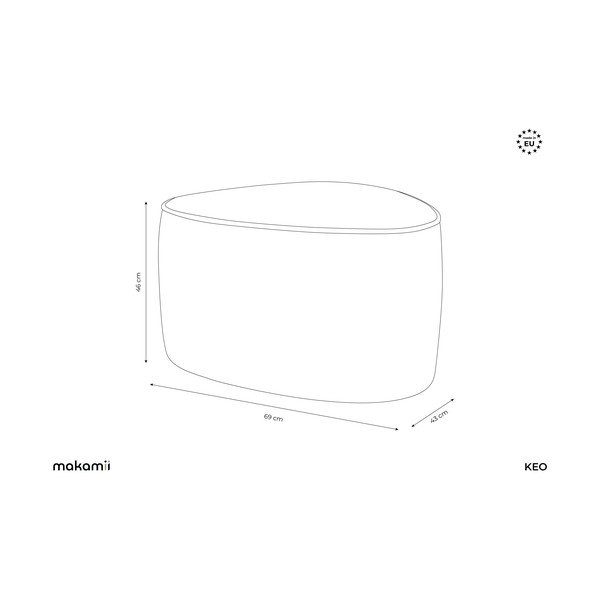 Gaiši zaļš pufs Keo – Makamii-image-3