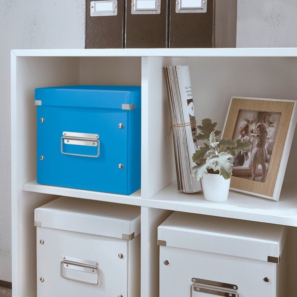 Zila uzglabāšanas kaste Leitz Click&Store, garums 26 cm-image-1