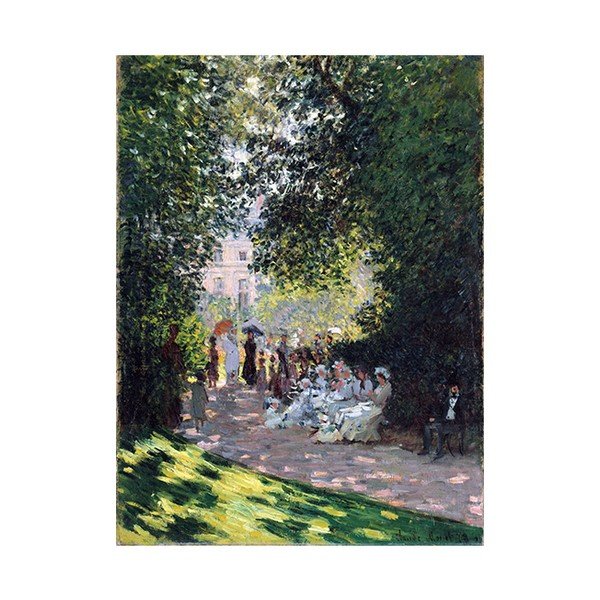 Klods Monē - Monso parks, 40x30 cm