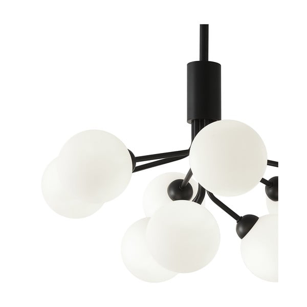 Melnbalts piekaramais gaismeklis SULION Musa, augstums 102 cm-image-2