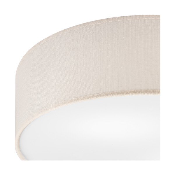 Krēmkrāsas griestu lampa ar auduma abažūru ø 45 cm Vivian – LAMKUR-image-3