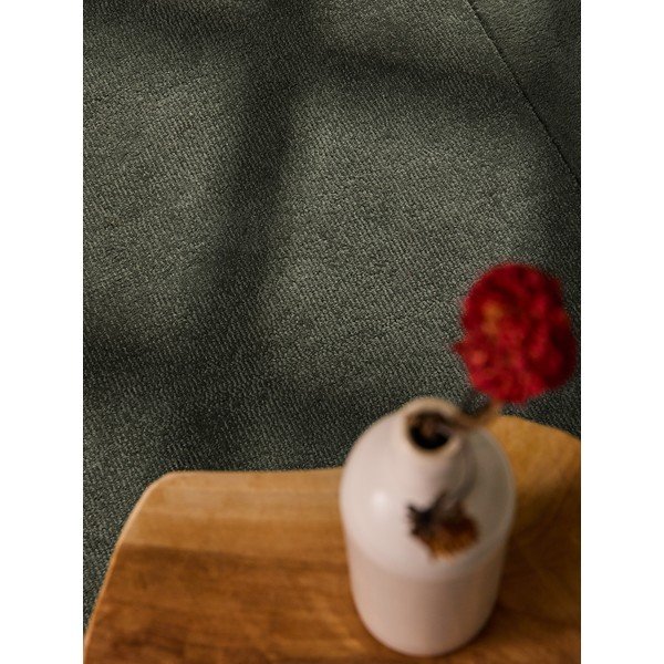 Tumši zaļš ar rokām darināts paklājs no vilnas maisījuma 200x300 cm Kari – Villeroy&Boch-image-2