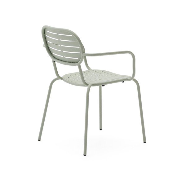Piparmētru zaļš metāla dārza krēsls Brai – Kave Home-image-4