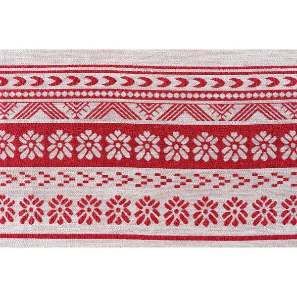 Sarkans/bēšs aizkars 140x255 cm Doina – Mendola Fabrics-image-4