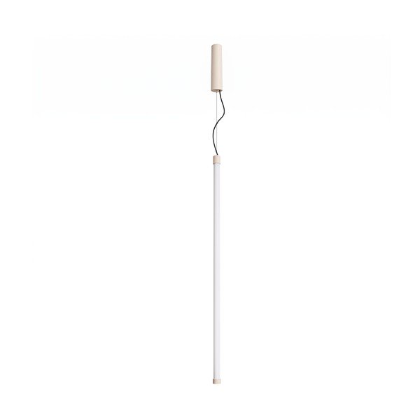 Bēša metāla LED piekaramā lampa ø 6 cm TRANG – Thoro