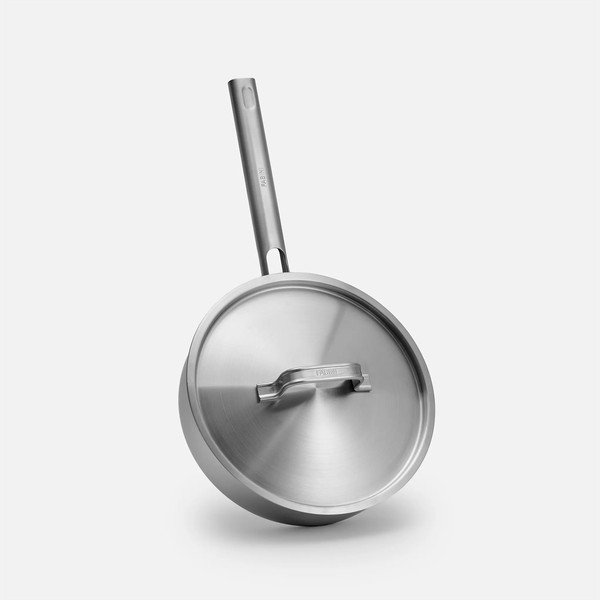 Nerūsējošā tērauda panna ar vāku ø 24 cm Lucca 4.0 – FABINI-image-1
