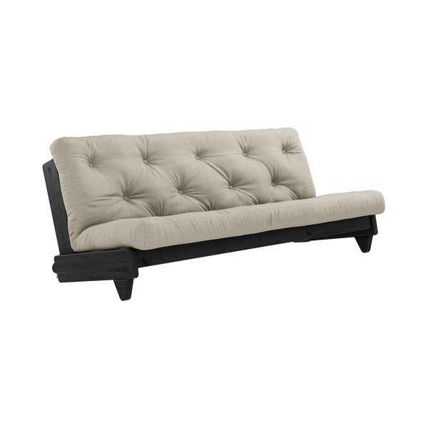 Izlaižams dīvāns Karup Design Fresh Black Linen Beige-image-3