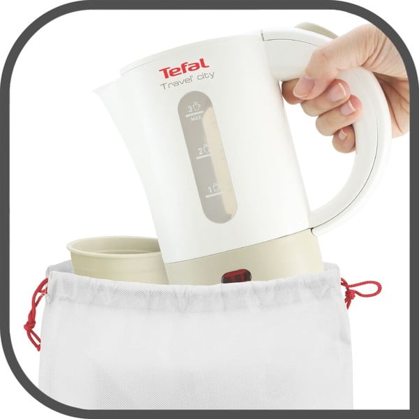 Balta elektriskā tējkanna 500 ml Travel'City KO120130 – Tefal-image-2