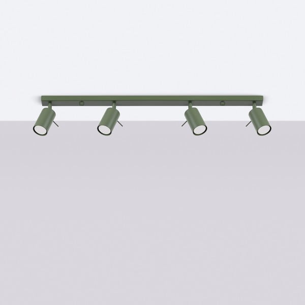 Zaļa prožektora tipa lampa 6x81 cm Etna – Sollux-image-4