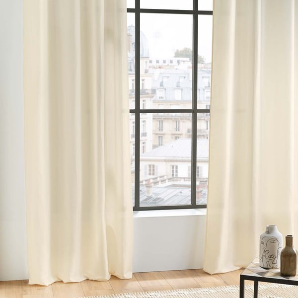 Bēšs mikrošķiedras aizkars 140x280 cm Absolu – douceur d'intérieur-image-2