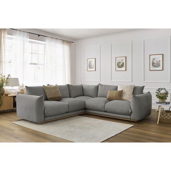 Pelēks stūra dīvāns Ernest – Bobochic Paris-image-1