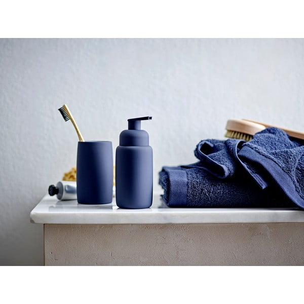 Tumši zils frotē kokvilnas dvielis 30x30 cm Comfort – Södahl-image-1