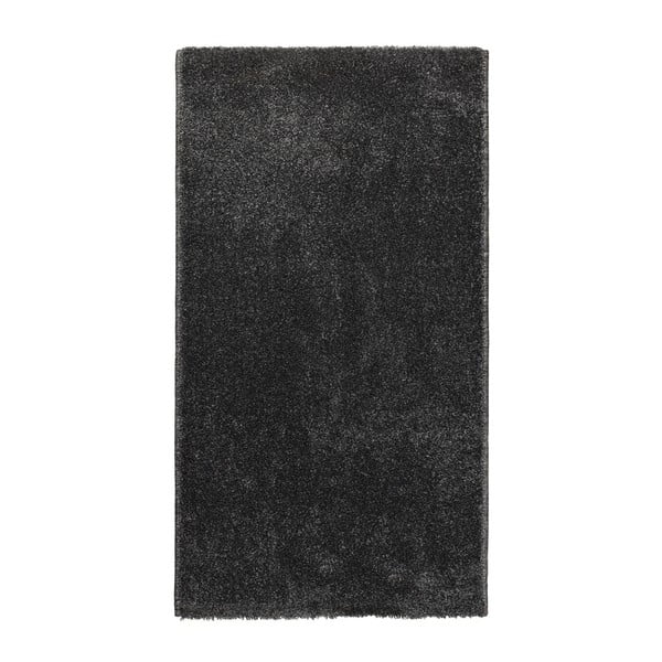 Tumši pelēks paklājs Universal Velour, 57 x 110 cm