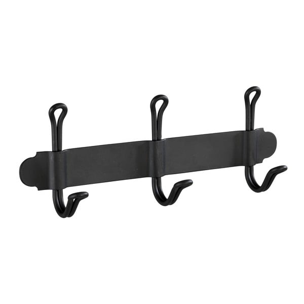 Melns trīsdaļīgs pašturošs sienas āķis Wenko Nostalgia-image-2